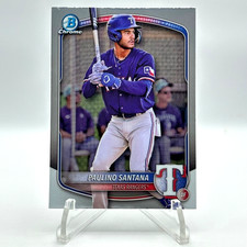 2025 Bowman PAULINO SANTANA #BCP-72 Bowman Chrome Prospects - Texas Rangers
