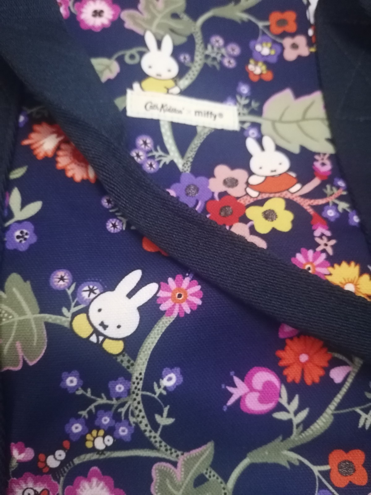 Cath Kidston Miffy Botanical Navy Foldable Overnight Bag image 3