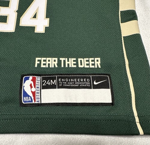 NWT Milwaukee Bucks Jersey Giannis Antetokounmpo #34 NBA-Baby/Toddler 24 Months - Picture 3 of 9