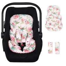 Infant Car Seat Insert, Car Seat Baby with 2 Covers, Ultra-Soft Newborn carse...