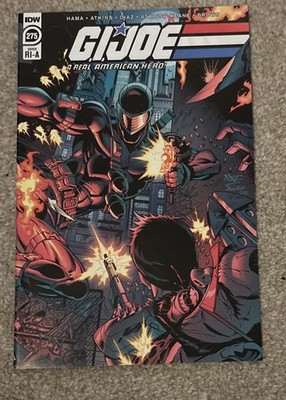 IDW Comics G.I. Joe A Real American Hero #275 RI-A Larry Hama NM John Royle Cvr