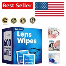 Travel-Friendly Lens Wipes - 600 Individually Wrapped for Optimal Cleanliness