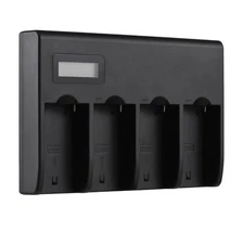 CD-F970 Black 4-Slot Battery Charger for NP-F970 NP-F550 Batteries