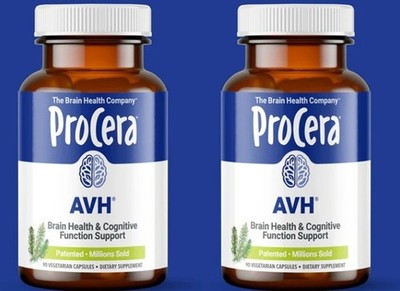 Procera AVH Brain Health Support 90 Capsules 2 pack  exp 02/27