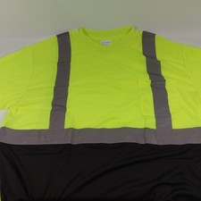 High Visibility Class 2 Reflective Road Work Construction Hi Vis Safety T Shirt
