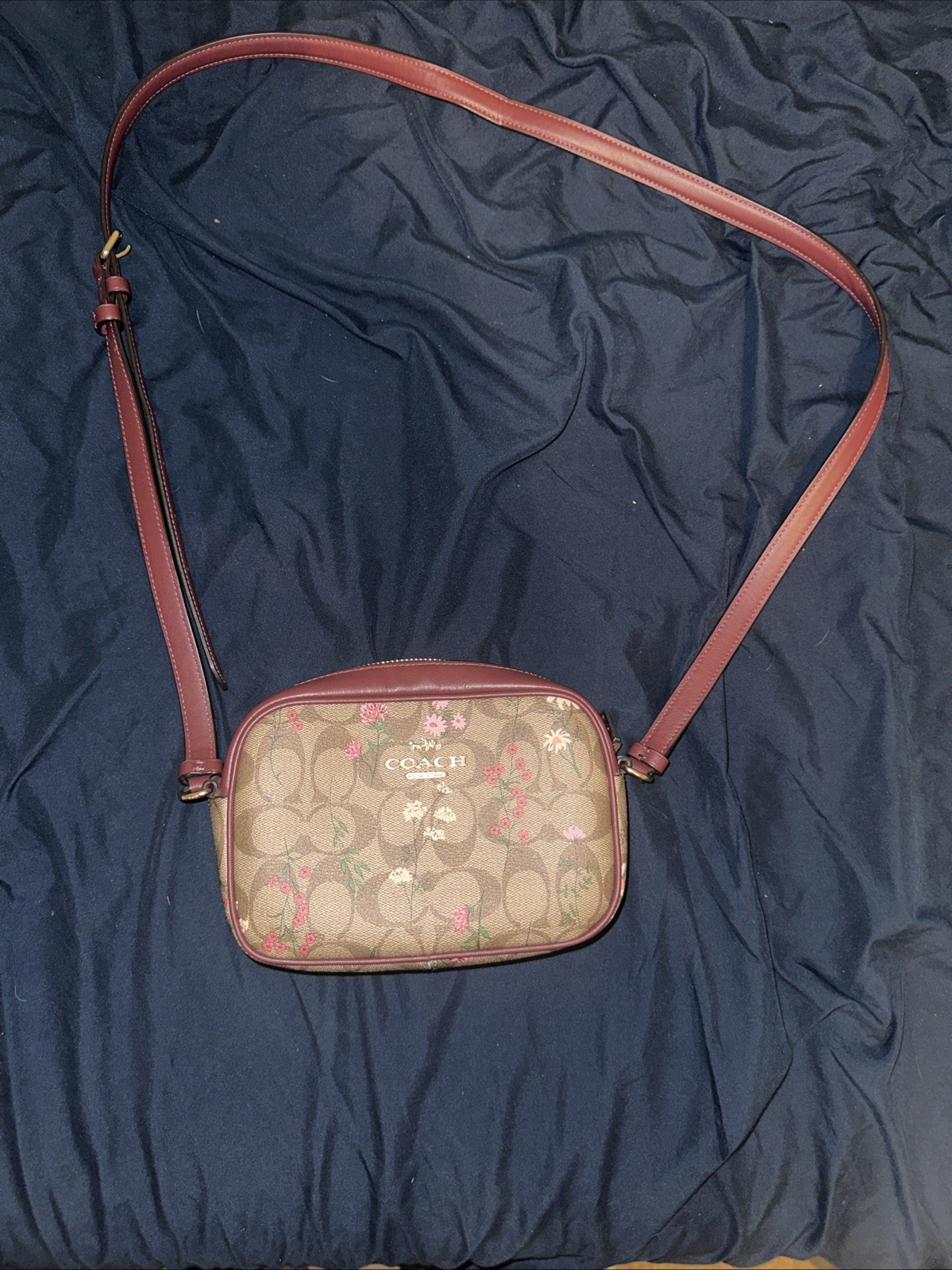 Coach Mini Jamie Camera Bag Floral Print