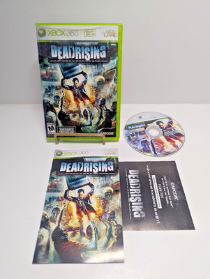 Dead Rising (Xbox 360 2006) W/ Manual & Insert - Horror & Zombies - Cib Tested