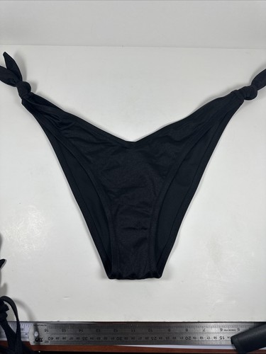 NWT Pink By Victoria's Secret Swim Bikini Bottoms And Top Large Pink Black - Picture 7 of 13