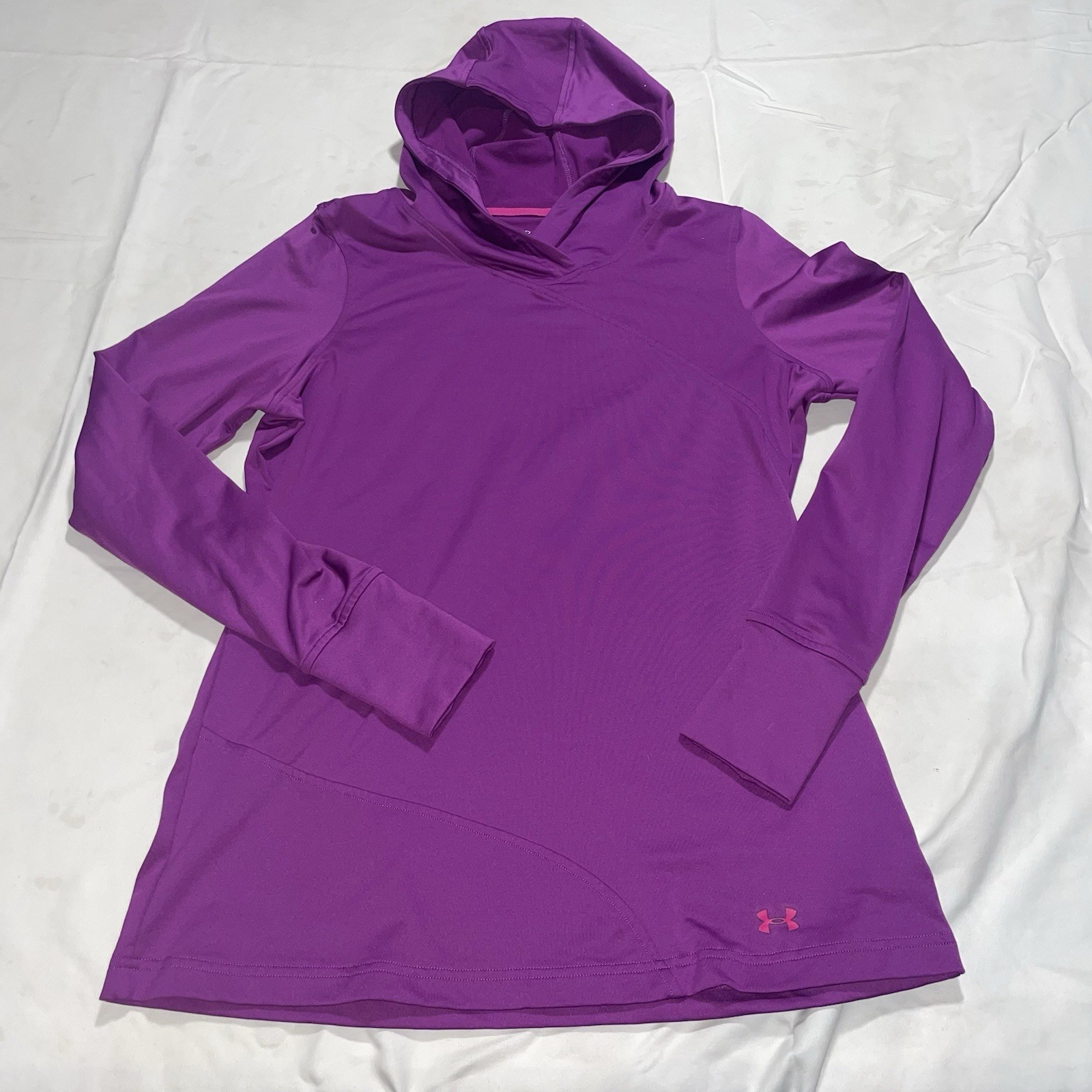 Under Armour ColdGear Violet Pullover Hoodie Thum… - image 1