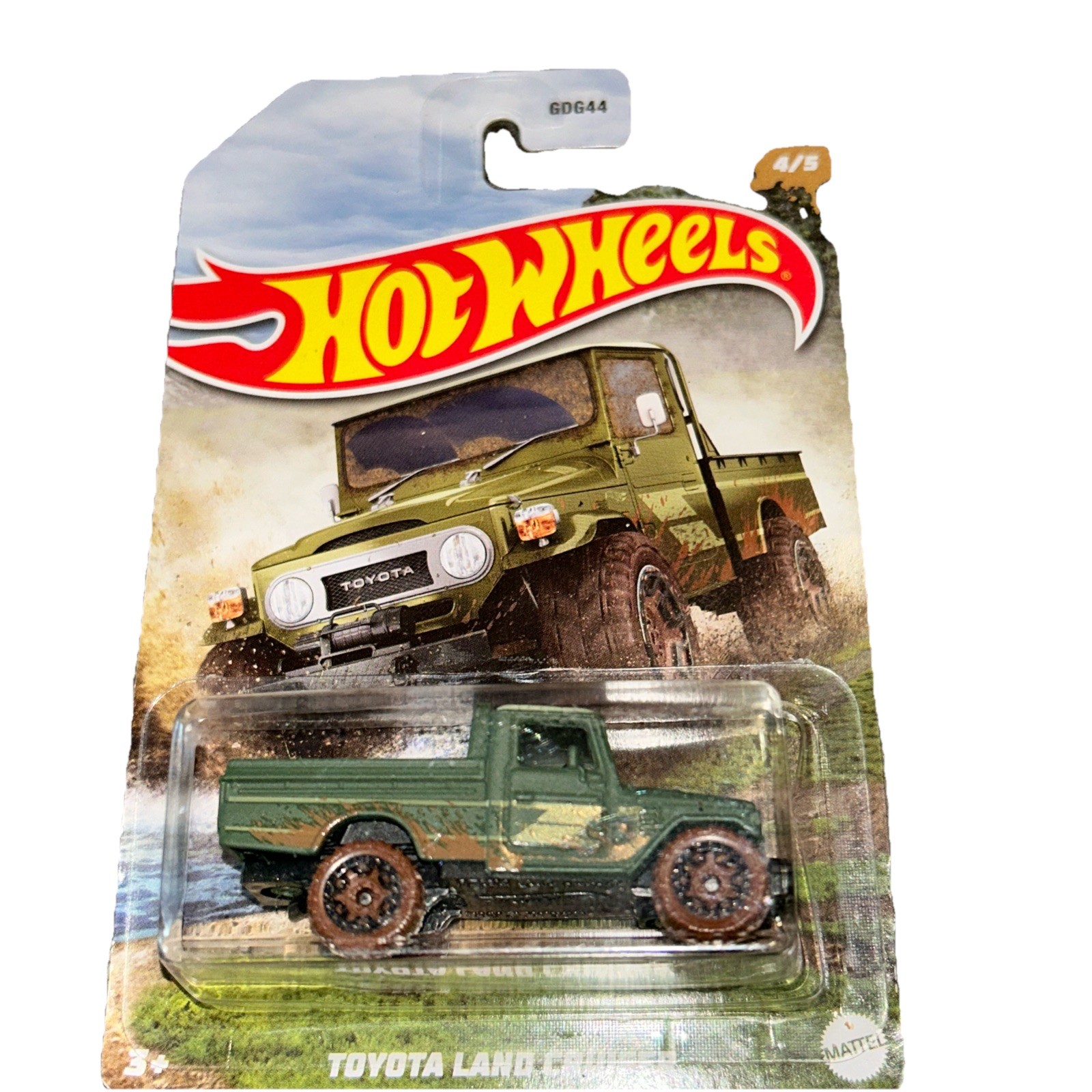 HOT WHEELS TOYOTA LAND CRUISER  SPECIAL EDITION GREEN WITH MUD RARE 2021