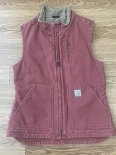 Carhartt Women s Sherpa Lined Full Zip Vest w/ Pockets Size S