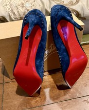 Christian Louboutin Patent Leather Pointed Toe Spiked Stiletto Pumps 10