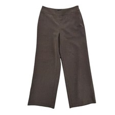Giorgio Armani Pants Womens 42 Brown Wide Leg Dress Trousers Made Italy Workwear