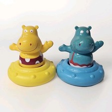 Alex Rub A Dub Whistling Hippos Bath Toys With Tubes Color Bath Game Set Of 2