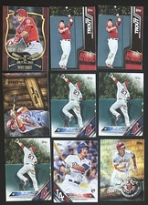 2015-2016 9 Card Lot-Mike Trout Insert SPs Corey Seager RC 