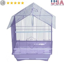 Large Bird Cage W/ Sliding Door Accessories Easy Clean Design Parakeets New