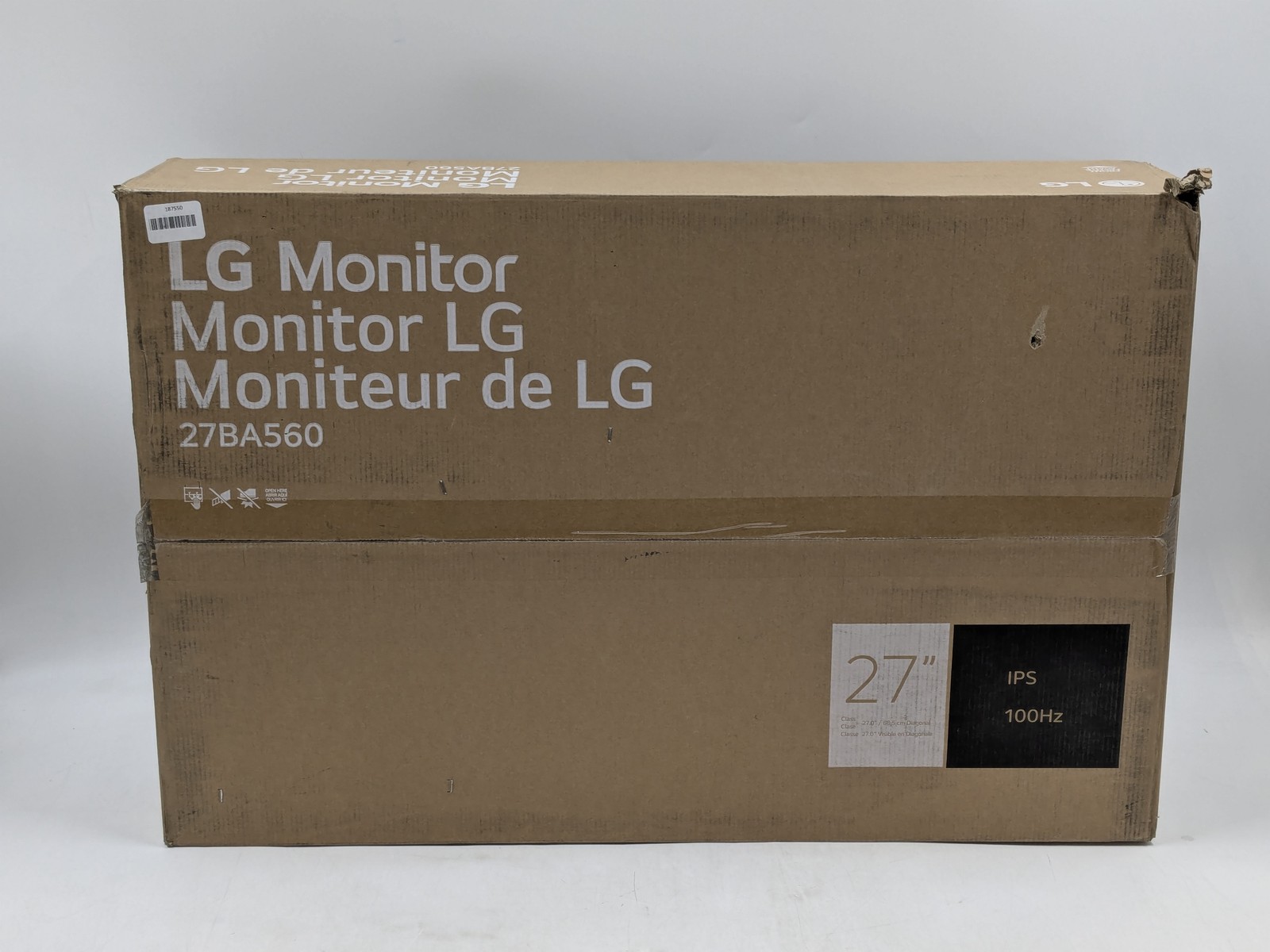 LG 27BA560-B Full HD Monitor 27" 1920x1080 100Hz 5ms IPS LCD 27BA560-BA.CUBLFV 4