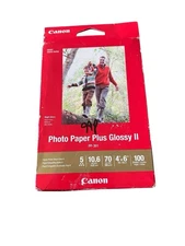 Canon PP-301 Photo Paper Plus Glossy II, 4x6 inch - 100 Sheets