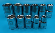 Craftsman 11 Pc. Laser Etched Sockets 12 38 Drive-standard Dep- 8pt