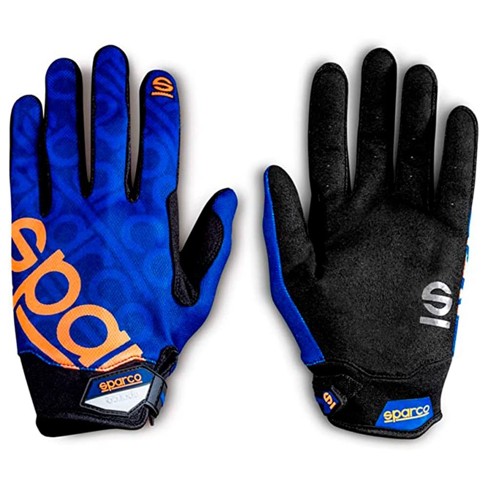 Mechanic`S Gloves Sparco 002093Bmaf2M Blue NUOVO