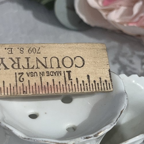 Antique Victorian SHAVING MUG Pink Flowers PATTERN PORCELAIN Unknown - Picture 7 of 7