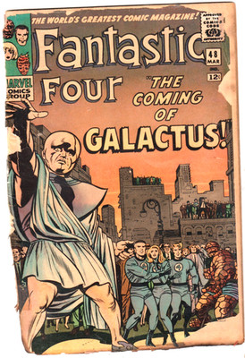 FANTASTIC FOUR #48 (March 1966) Marvel comic (1st Silver Surfer) Cents Issue