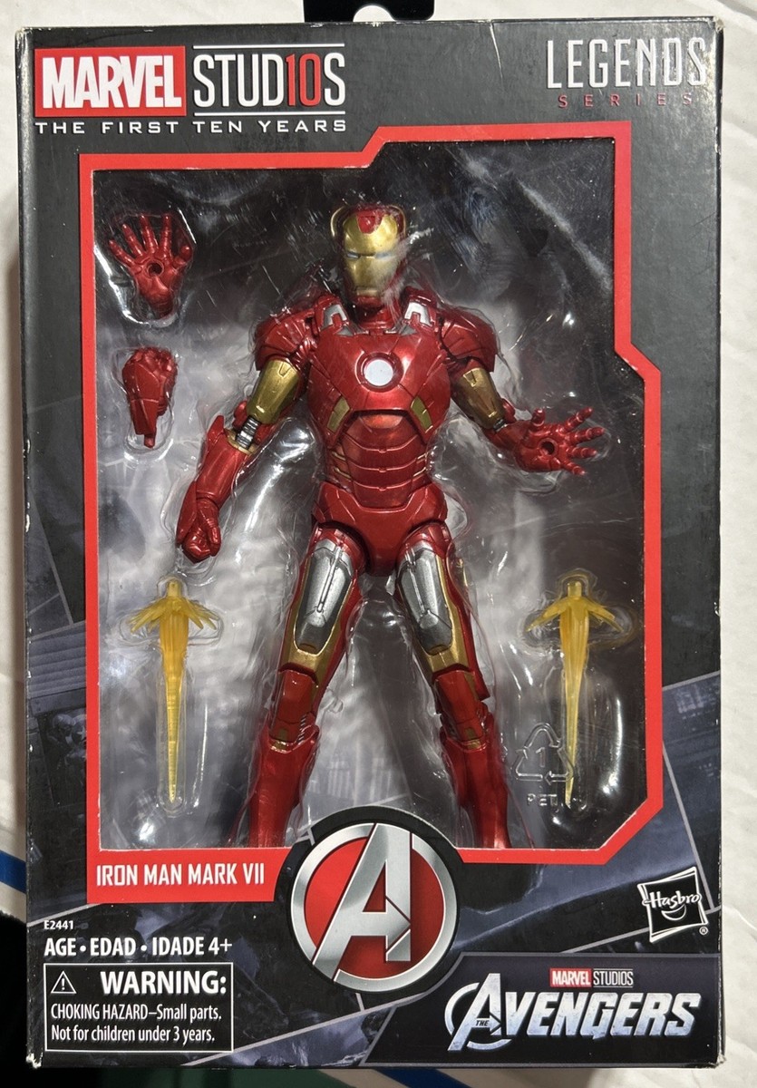 Hasbro The First Ten Years The Avengers Iron Man Mark VII Action