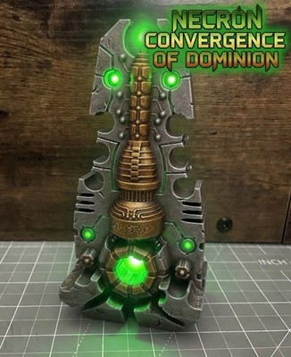 Convergence of Dominion Necron Terrain 1x FDM Tabletop Scenery 150mm - Full Size