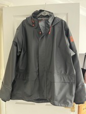 Helly Hansen Workwear Men’s Waterproof Rain Jacket Black 2XL Excellent Cond
