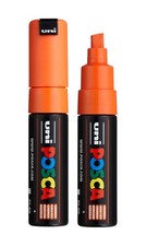 2 PCS PC8K WaterBased Paint Markers Broad Tip 8mm Orange Art Pen Tools New