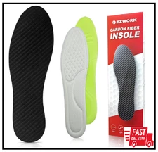 Carbon Fiber Insoles, Foot Plate 1 PC Rigid Shoe Insert Support Turf Toe