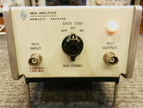 HP 461A Amplifier (20 dB/40 dB gain / 1 KHz - 150 MHz) Updated & Working Perfect