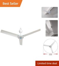 28-Inch Energy-Efficient Ceiling Fan - Indoor...