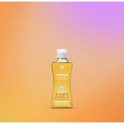 10 Loads method laundry detergent ginger mango