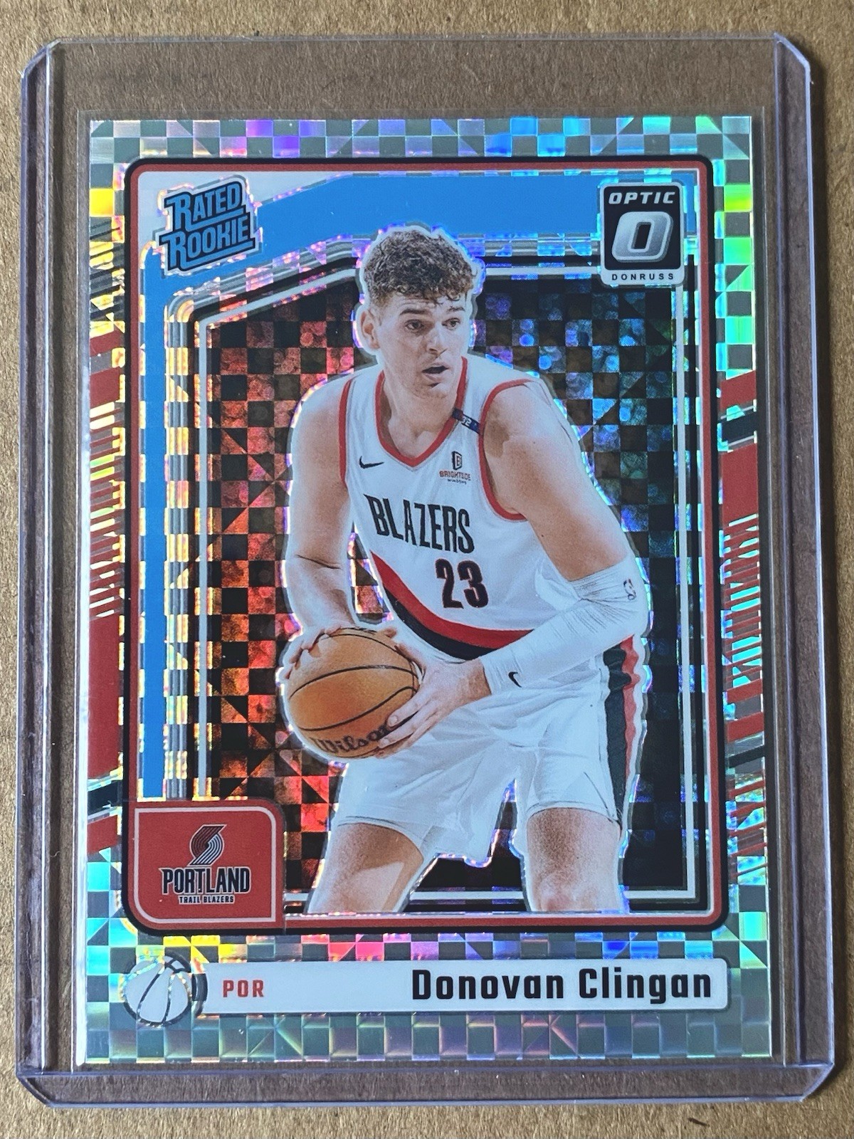 2024-25 Donruss Optic - Donovan Clingan Rated Rookie #272 Checkerboard SSP RC