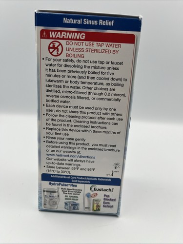 Lotto di 24 scatole sigillate NeilMed risciacquo sinusoidale 8 OZ bottiglie confezioni SCAD 11/2028 - Foto 5 di 8