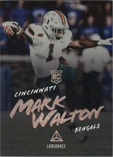 2018 Panini Luminance #168 Mark Walton RC - FB