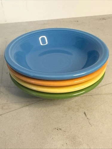 4 Pc. HLC New Fiesta 5 1/4 Inch Fruit Berry Bowl Homer Laughlin