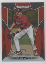 2019 Panini Prizm Draft Picks Red Prizm Logan Wyatt #36 0in6