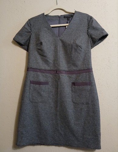 Banana Republic Dress Gray Size 8P Pockets NWT - Bild 1 von 9