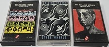 The Rolling Stones Cassette Tape Lot: Some Girls Steel Wheels Tattoo You