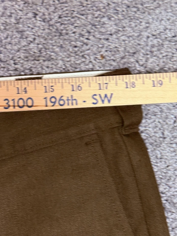 Мужские рабочие брюки Filson Anchorage 34x34 болотистые оливково-коричневые сверхпрочные для улицы новые - Изображение 3 из 4