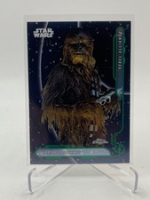 2024 TOPPS CHROME STAR WARS REBEL ALLIANCE CHEWBACCA GREEN REFRACTOR D 05/99 SP