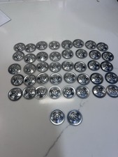 Tonka 5 Triangle Star Wheel Covers Hub Caps Lot Of 42 For Parts