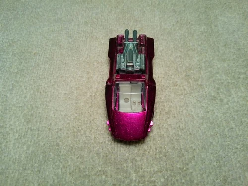 HOT WHEELS HAIRY HAULER MAGENTA ORIG. RED LINE USA W/WHITE INTERIOR NICE!