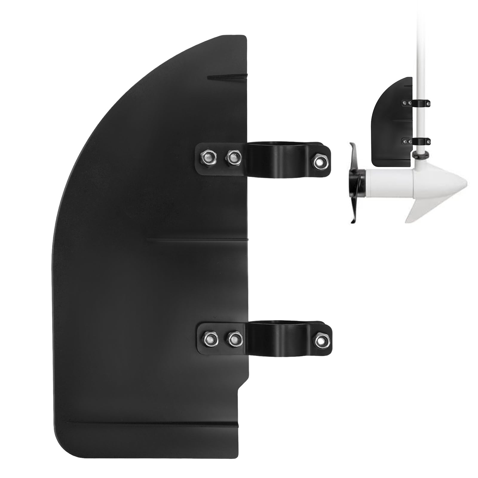 Trolling Motor Rudder Boat Rudder Kit Fits 2455 Thrust Troll