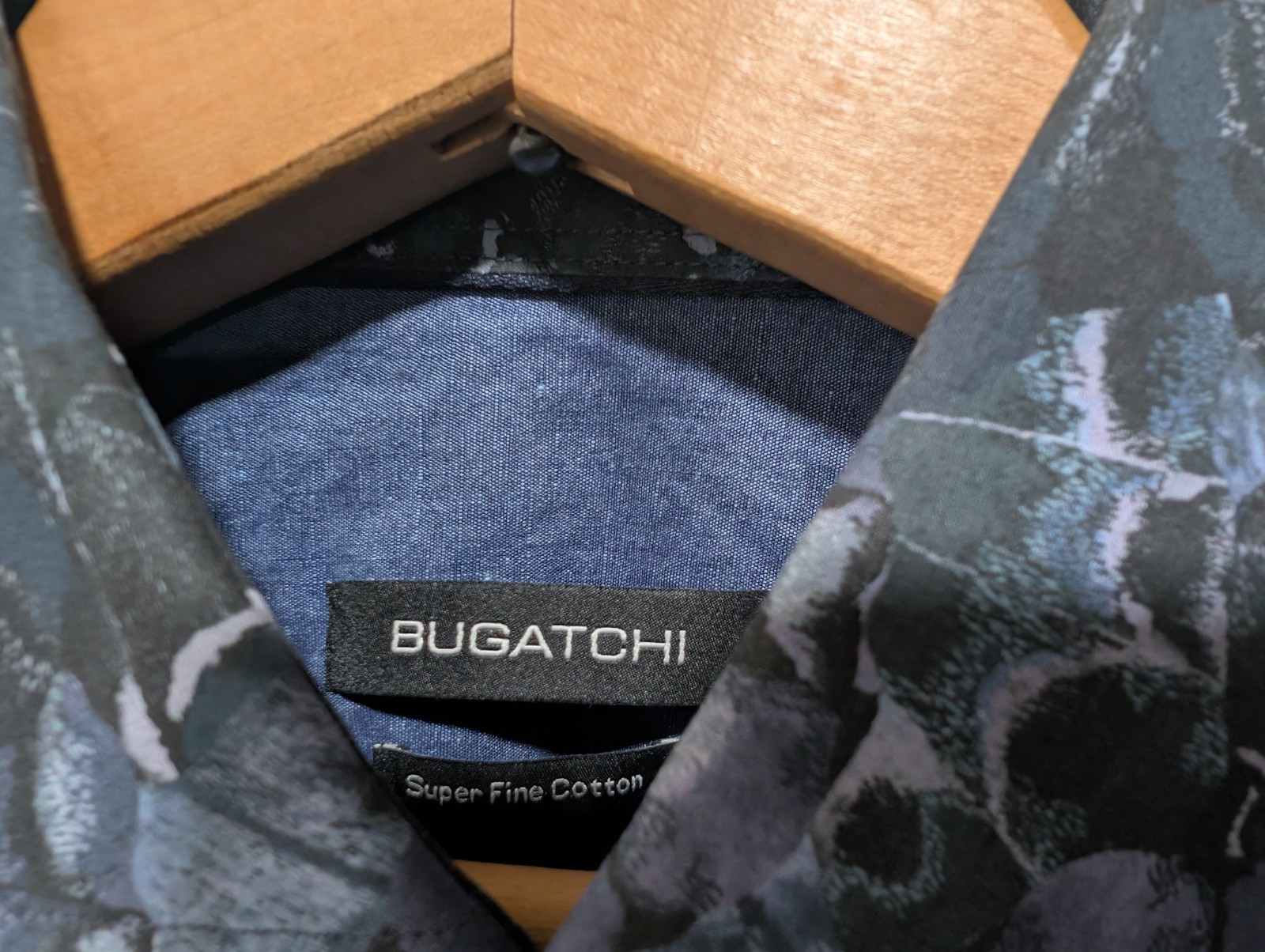 Bugatchi Super Fine Cotton Button Down Shirt - Bl… - image 2