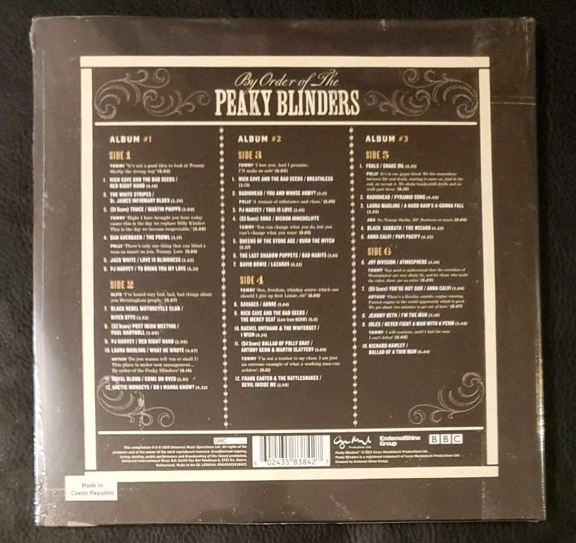 PEAKY BLINDERS Season 1-5 Soundtrack Series Limited Edition BLOOD RED Vinyl 3LP - Image 4 of 4