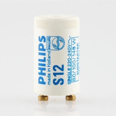 PHILIPS S12 Starter SPECIAL STARTER Fluorescent Tube SUN 115-140 W Neon Tube NEW