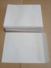 100 Pieces of 9 x 12 White Catalog Envelopes, 24w 90gsm , Lick to Seal.